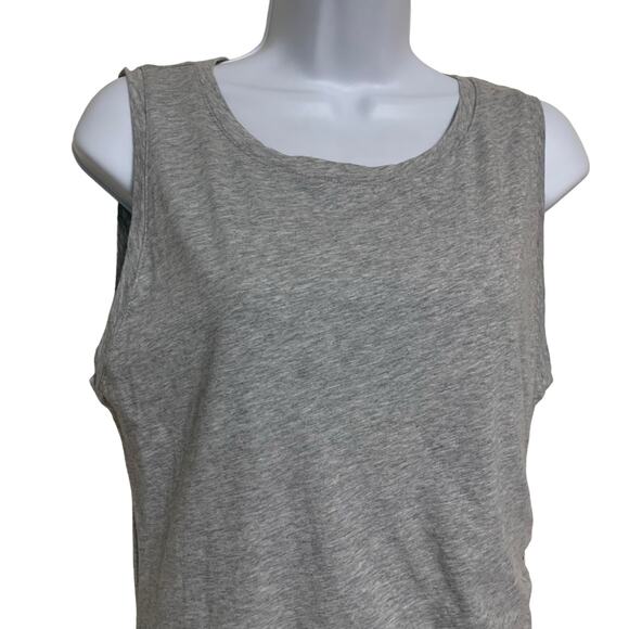 NWT! Bobi LA  Ruched Side Surplice Tank Dress Womens Size L - Picture 3 of 10